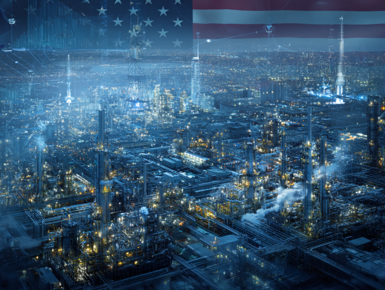 futuristic and symbolic digital collage showing JPMorgan Chase