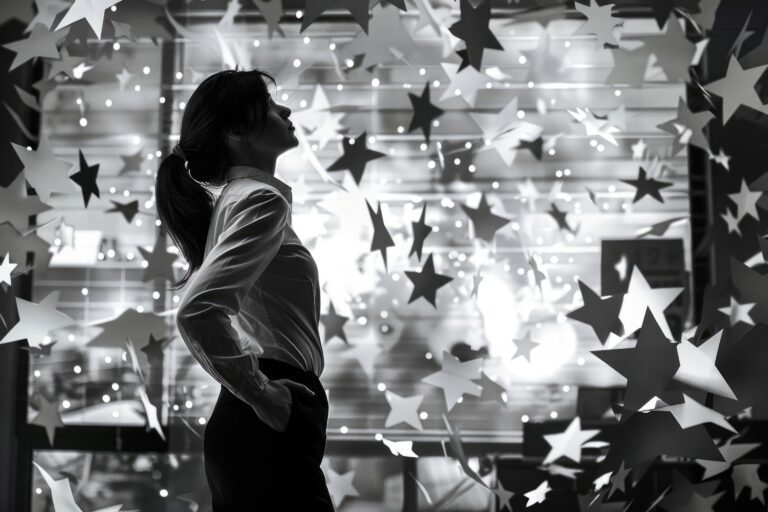 black-white-composite-trend-artwork-successful-office-manager