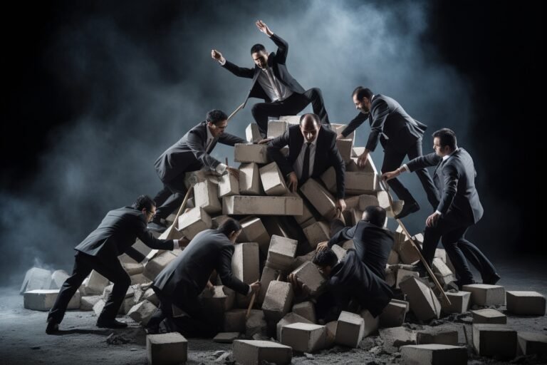 top-viewtop-view-manager-employee-doing-teamwork-business-office