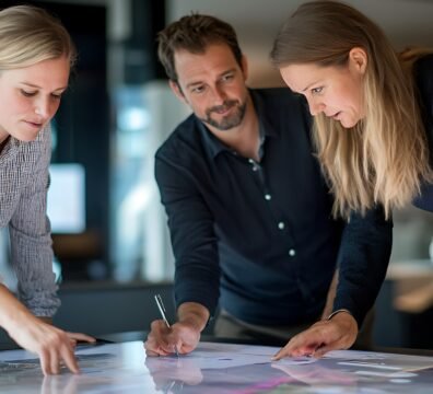 people-looking-map-company-s-website