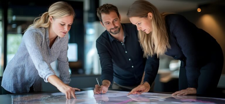 people-looking-map-company-s-website