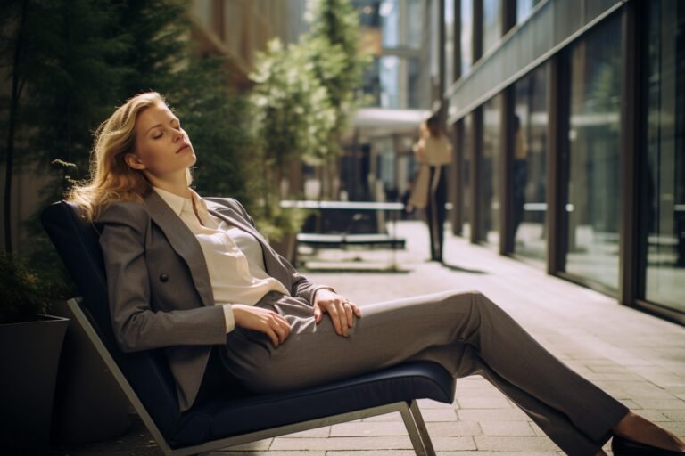 beautiful-woman-relaxing-clean-urban-environment