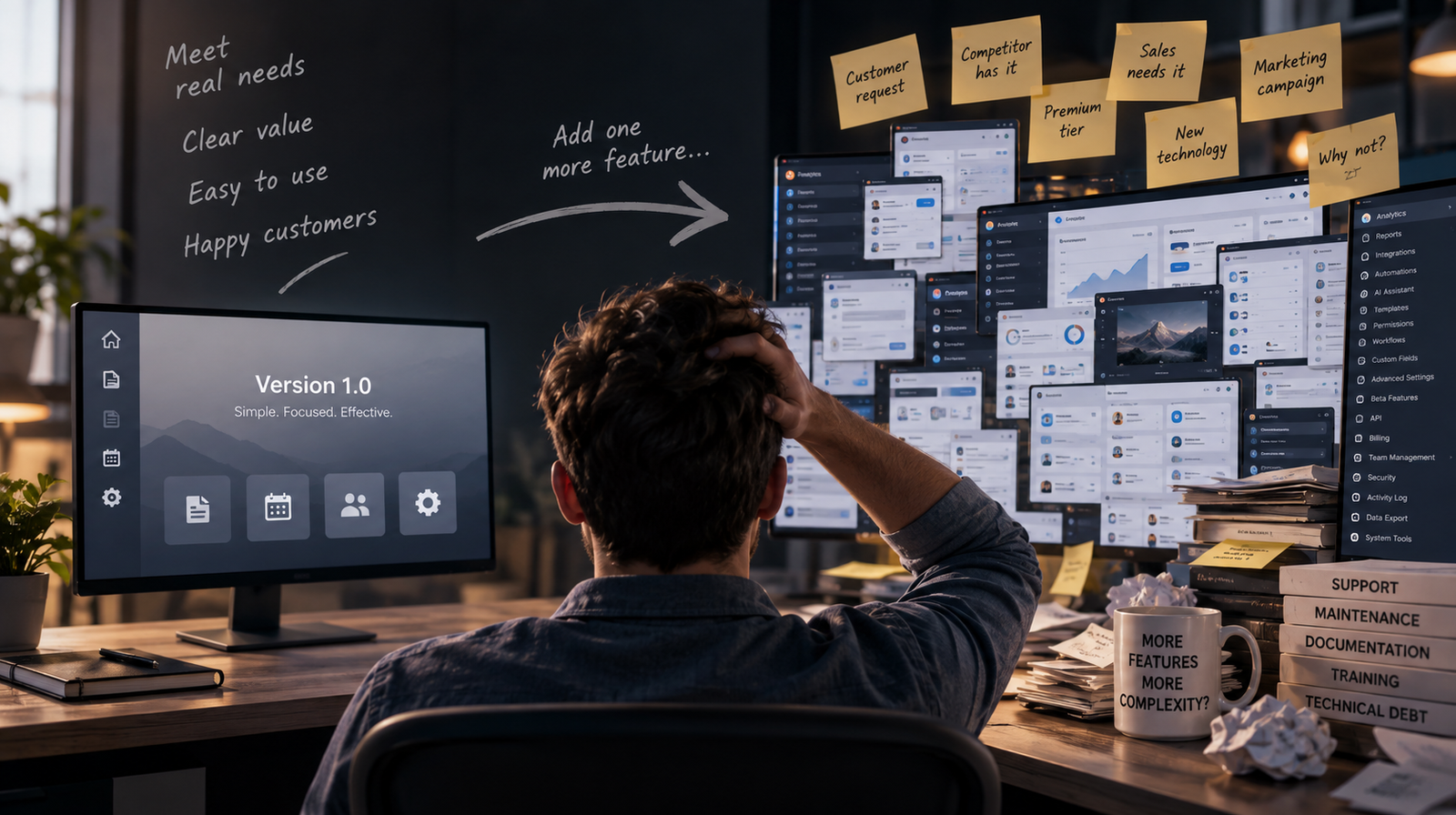 The Feature Creep Problem: When More Product Features Stop Creating Value